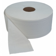 Toaletní papír JUMBO – MAXI, 6 x 296 m, 2 vrst., bílá, pro zásobník 30 cm - Karton