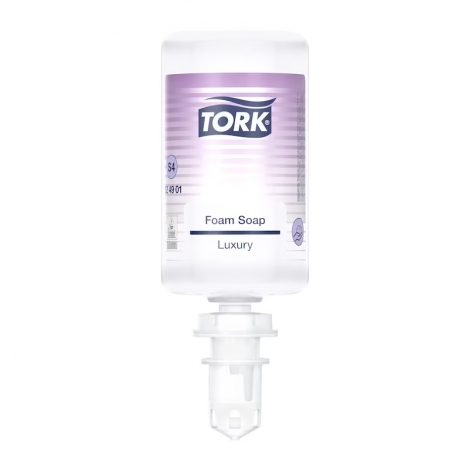 TORK 524901- Luxusní jemné pěnové mýdlo S4, 2500 dávek, 6x1000 ml - Karton