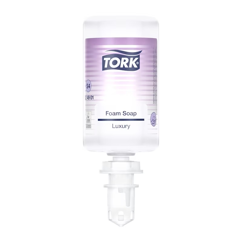 TORK 524901– Luxusní jemné pěnové mýdlo S4, 2500 dávek, 6x1000 ml - Karton