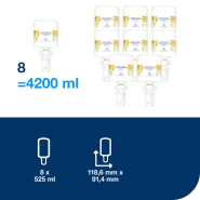 TORK 425202 – Mini hydratačné mléko na ruce S5, 8 x 525 ml - Karton