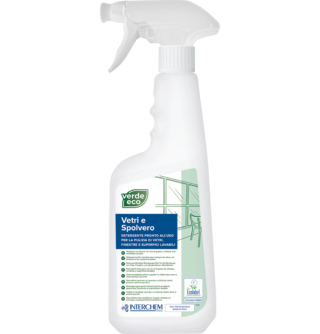 VERDE ECO VETRI E SPOLVERO  0,75l - čistič skel
