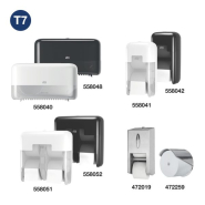 TORK 472620 OptiServe - bezdutinkový toaletní papír T7, 24 rl., 1 vrst. - karton