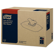 TORK 193600 – Vlhčené ubrousky na dezinfekci povrchů, 12 x 60 ubr. - Karton