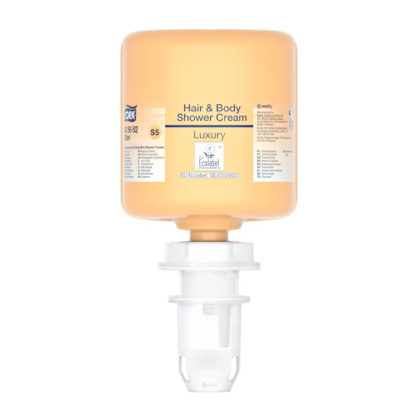 TORK 425662 – Mini luxusní sprchový gel na vlasy a tělo S5, 525 ml