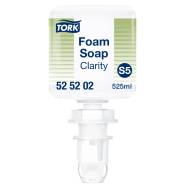 TORK 525202 – Mini čiré pěnové mýdlo S5, bez parfemace, 525 ml