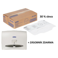 Kimberly Clark Professional - Ochranné podložky na WC sedátka 1kt (12 x 125 ks) s 30 % slevou + Zásobník ZDARMA