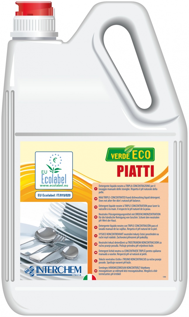 VERDE ECO PIATTI 5l - detergent pro ruční mytí nádobí