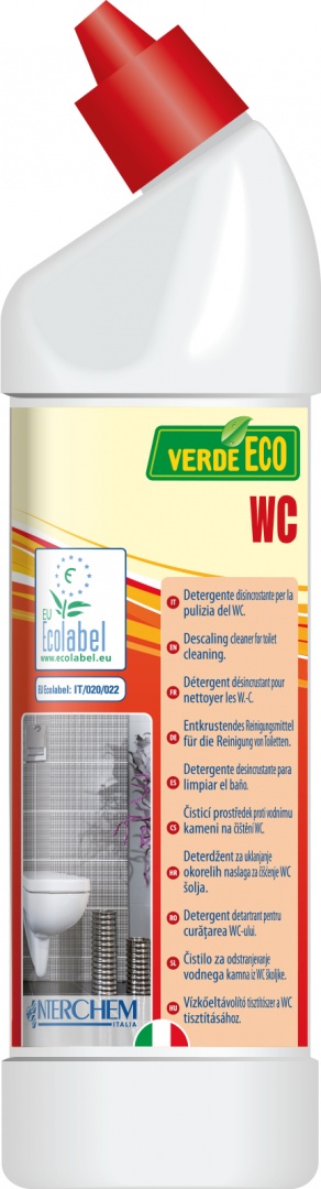 VERDE ECO WC 0,75l - detergent pro očistu toalety  (kachna)