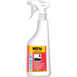 MD16 KIT - Ultra koncentrovaný sanitizér a čistič kuchyní - 6x40ml +láhev