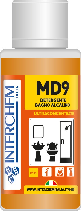 MD9 – ultrakoncentrovaný alkalický koupelnový čistič, 40 ml