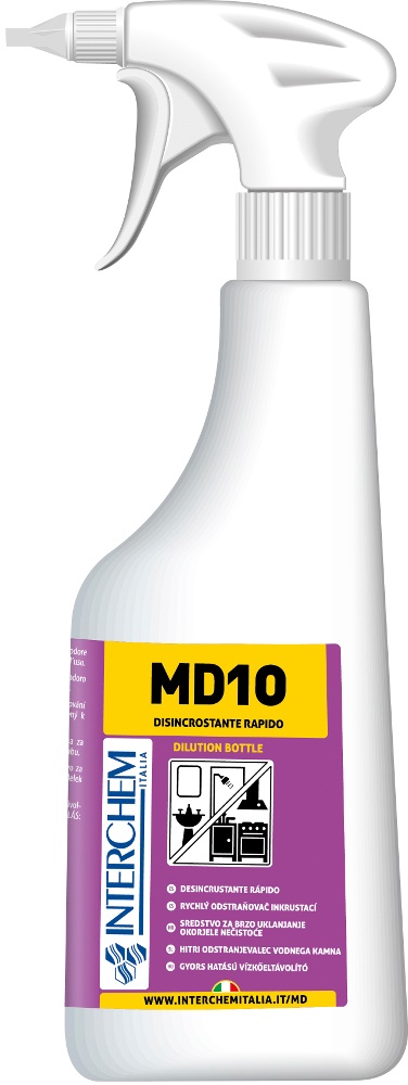 MD10 – Systémová láhev s rozprašovačem, 750 ml