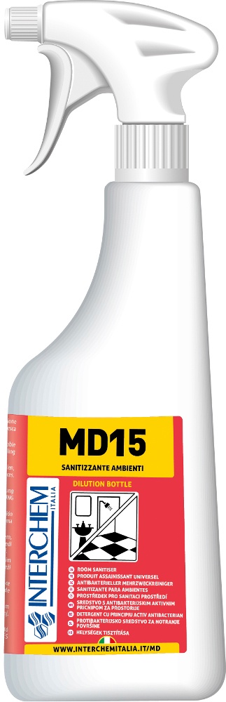 MD15 – Systémová láhev s rozprašovačem, 750 ml