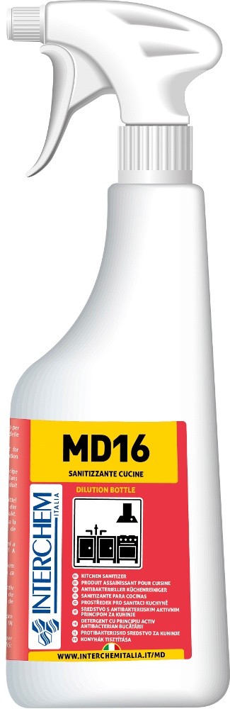 MD16 – Systémová láhev s rozprašovačem, 750 ml