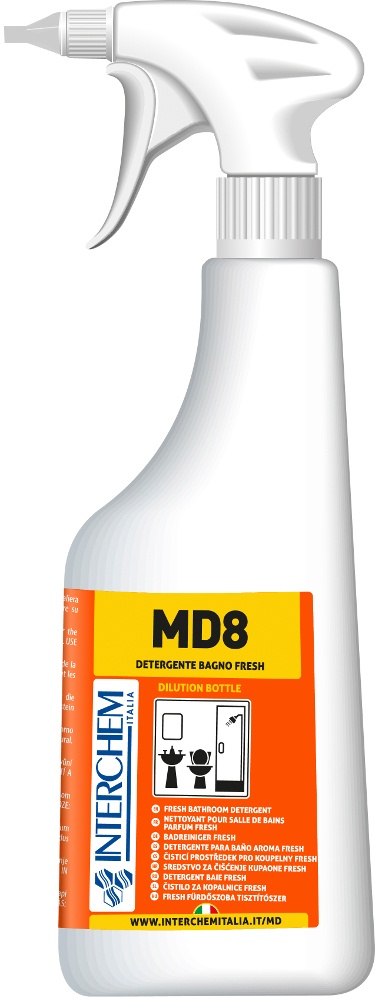 MD8 – Systémová láhev s rozprašovačem, 750 ml