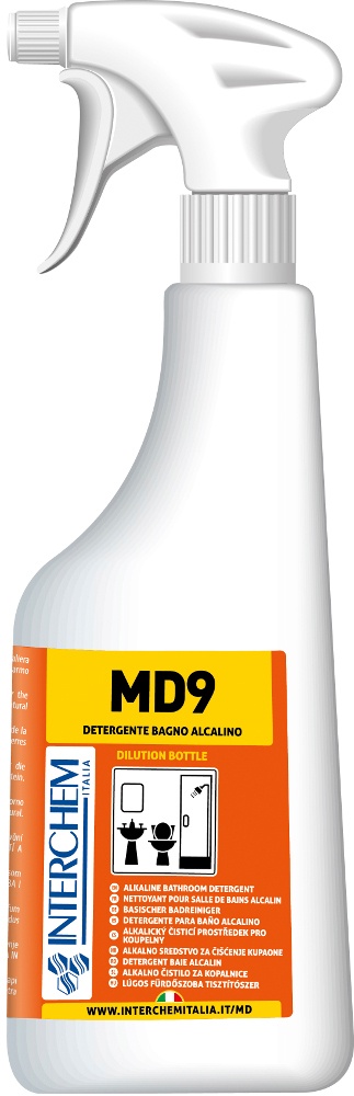 MD9 – Systémová láhev s rozprašovačem, 750 ml