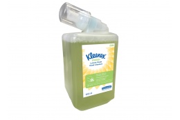 KLEENEX® FRESH Luxusní čistící pěna na ruce - jednolitrová kazeta / zelená / 1L