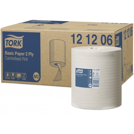 TORK 121206 – Basic papírová utěrka 2vr., 160 m - Karton