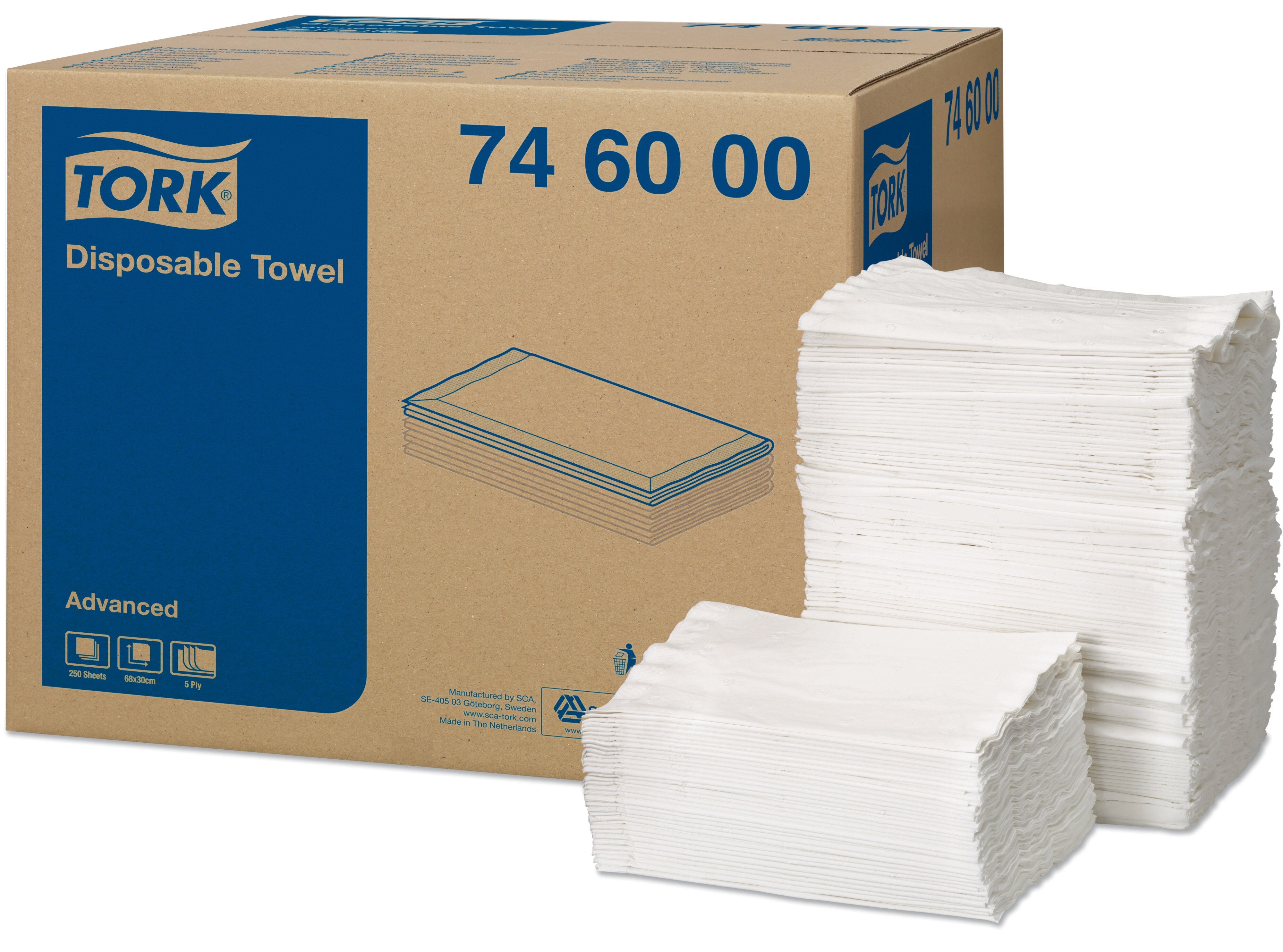 TORK 746000 – Jednorázový ručník Advanced, 250 ks/kt