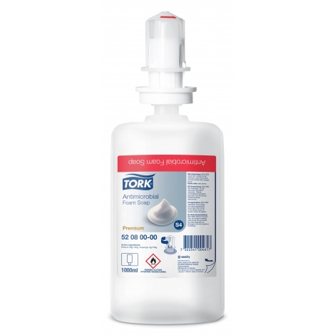 TORK 520800 – Antimikrobiální pěnové mýdlo, 2500 dávek - Karton