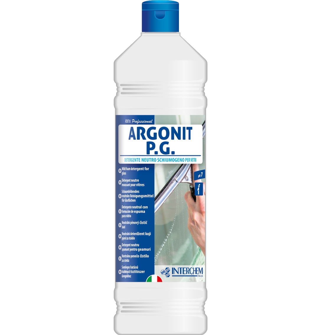 ARGONIT P. G. - Jemný pěnivý čistič na okna, 1 L, 6 ks/kt