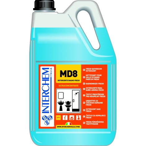 MD8 – 5l, Ultra koncentrovaný koupelnový čistič se svěží vůní