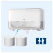 TORK 558040 – Mid–size Twin zásobník na bezdutinkový toaletní papír