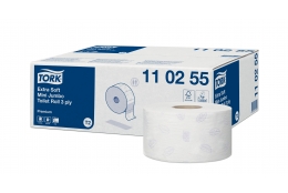TORK 110255 – Mini Jumbo toaletní papír T2, 3vr., 12 x 120m - Karton