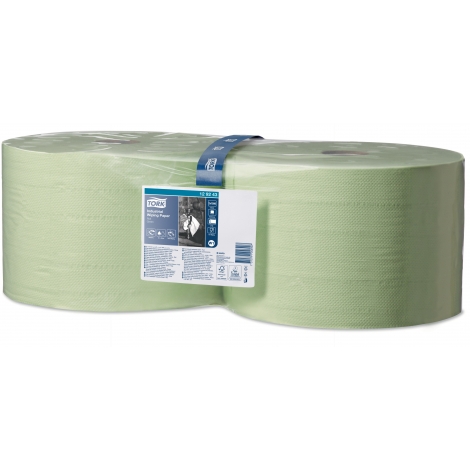 TORK 129243 průmyslová papírová utěrka, zelená, 2vr., 510m - Karton