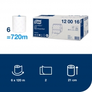 TORK 120016 – Matic® jemné papírové ručníky v roli, 2vr., 120m - Karton