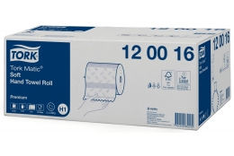 TORK 120016 – Matic® jemné papírové ručníky v roli H1, 2vr., 120m, 6 rolí - Karton