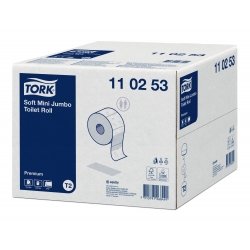 TORK 110253 – Mini Jumbo jemný toaletní papír, 2vr., 170m - Karton