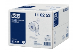 TORK 110253 – Mini Jumbo jemný toaletní papír T2, 2vr., 12 x 170m - Karton