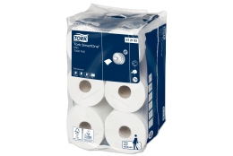 TORK 472193  – SmartOne© Mini toaletní papír, 12 rl., 2 vrst., 620 útr./rl., 13,4 x 18 cm - Karton