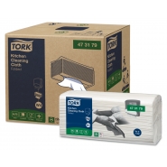 TORK 473178 – Kuchyňské utěrky z netkané textilie, bílé, 5x 80 útr - Karton