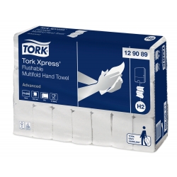 TORK 129089 – Xpress® Flushable papírové ručníky Multifold, 2vr., 21x200ks - Karton