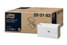TORK 290163 Singlefold – Jemné skládané ručníky H3, 2 vrst., 15 x 250 ks - Karton