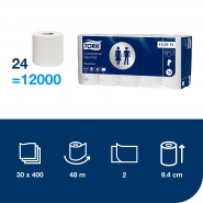 TORK 110771 – toaletní papír konvenční role, 2vr., 38 m - Karton
