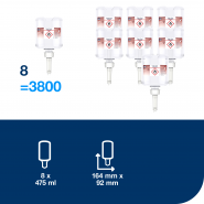 TORK 420302 – Čistič WC sedátek, 475 dávek - Karton