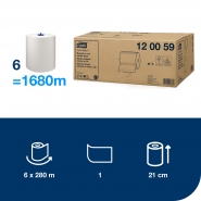 TORK 120059 – Matic® papírové ručníky v roli – extra dlouhá role, 1vr., 280m - Karton