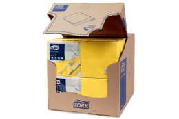 TORK 477841 – Ubrousek žlutá, 2 vr. – oběd, 10 x 200 ks - Karton