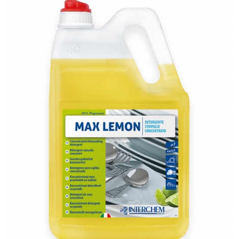 MAX LEMON - 5kg - detergent pro ruční mytí nádobí