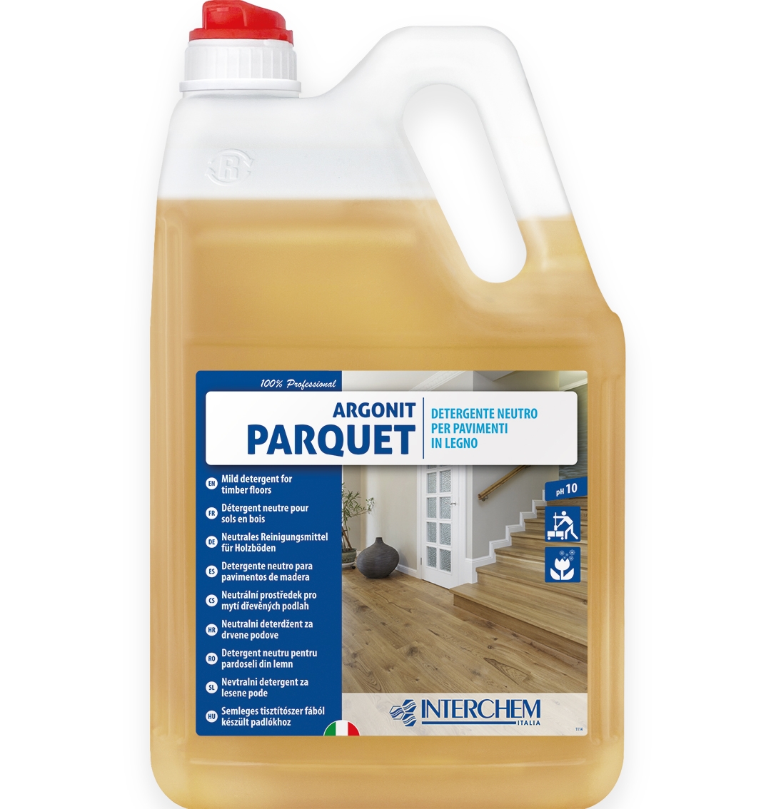 ARGONIT PARQUET jemný detergent pro dřevěné podlahy, 5 kg