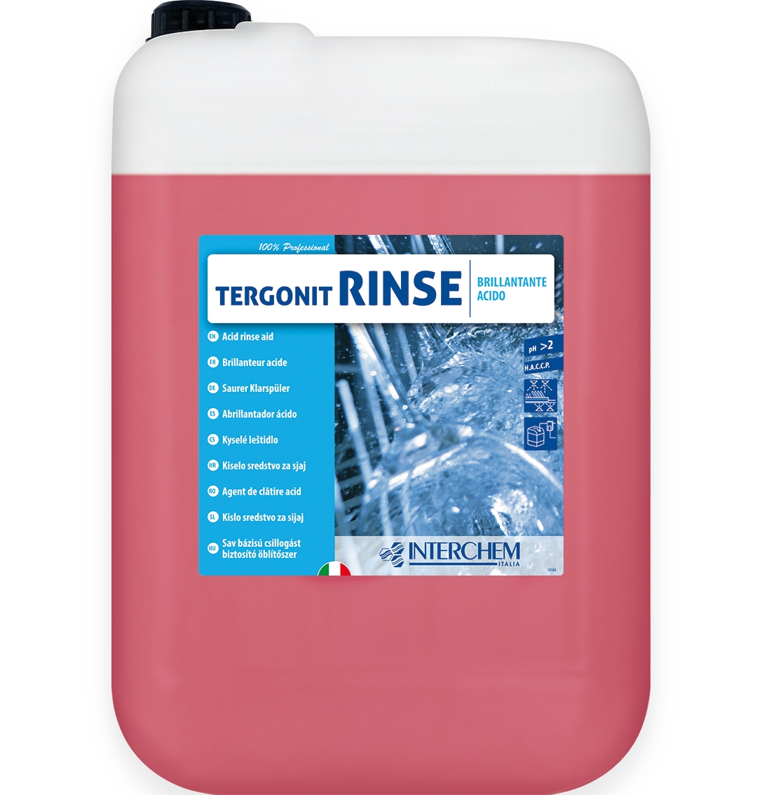 TERGONIT RINSE - oplachovač do myček nádobí, 10 kg