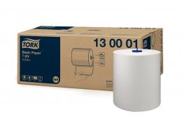 TORK 130001 – Basic papírová utěrka 1vr., 250 m - Karton