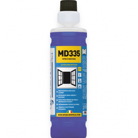 MD335 – Dávkovací láhev 1l, Ultra koncenrovaný univerzální čistič – skla, povrchy