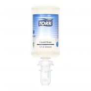 TORK 424401 – Průmyslové tekuté mýdlo, bez parfemace, čirá, 6 x 1000 ml - Karton