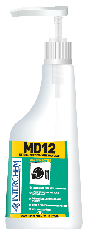 MD12 - Systémová láhev s pumpičkou, 600 ml