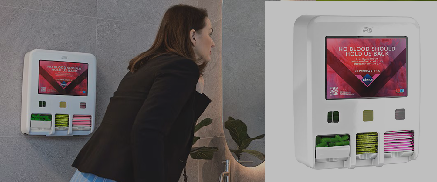 Zásobník pro dámskou hygienu